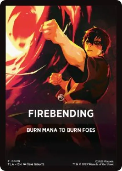 Firebending front card (#29) - Avatar: The Last Airbender