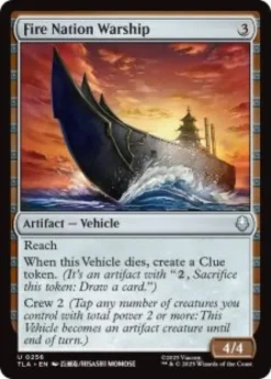 Fire Nation Warship (foil) - Avatar: The Last Airbender