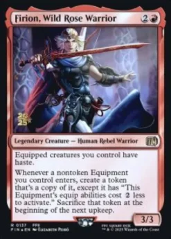 Firion, Wild Rose Warrior (foil) - Final Fantasy Prerelease Promo's