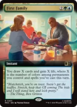 First Family (extended art) - Marvel Super Heroes Commander Varianten