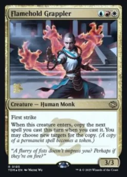 Flamehold Grappler (foil) - Tarkir: Dragonstorm Prerelease Promo's