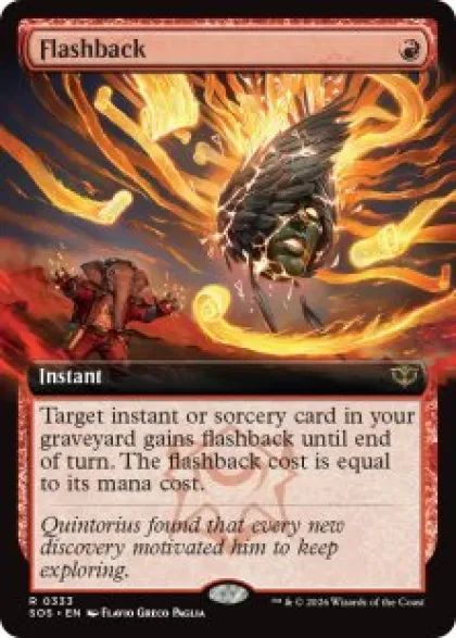 Flashback (extended art) - Secrets of Strixhaven Varianten