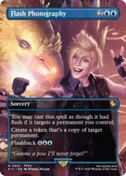 Flash Photography (foil) (borderless) - Final Fantasy Commander Varianten