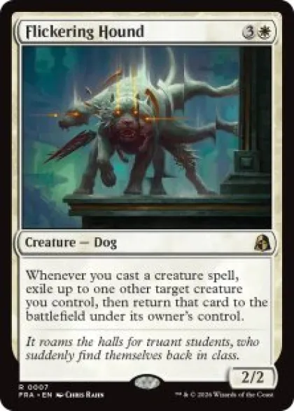 Flickering Hound (foil) - Reality Fracture