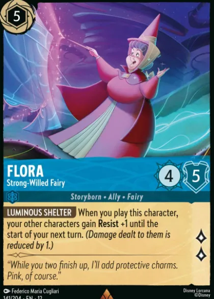 Flora, Strong-Willed Fairy (foil) - Wilds Unknown