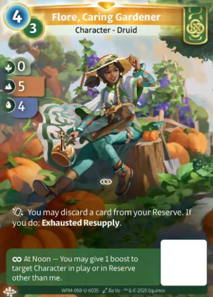 Flore, Caring Gardener (U-6035) - Altered Unique whispers
