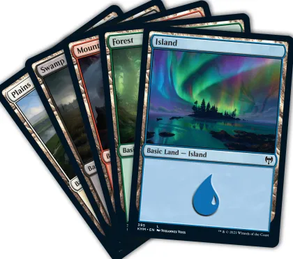 Foil Basic Land Pack Kaldheim (40 cards)