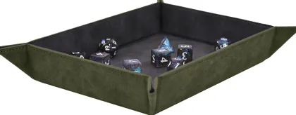 Foldable Dice Rolling Tray - Emerald
