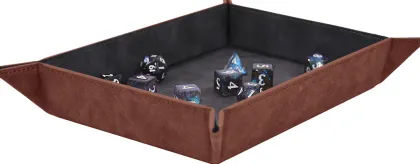 Foldable Dice Rolling Tray - Ruby
