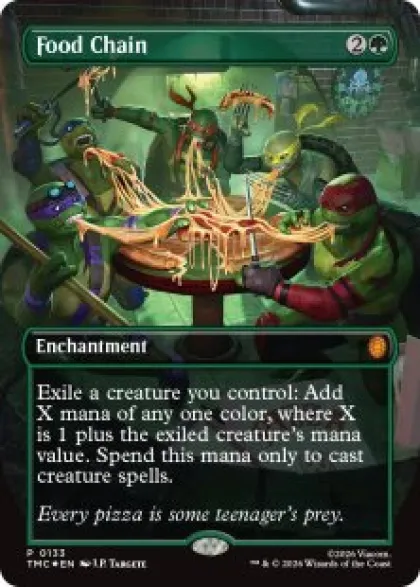 Food Chain (foil) (borderless) - Teenage Mutant Ninja Turtles Eternal-Legal Varianten