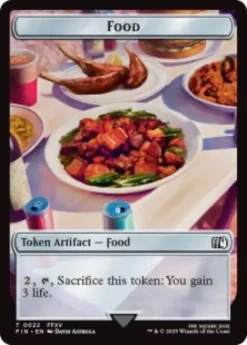 Food token (foil) - Final Fantasy