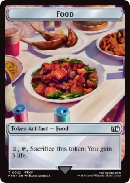Food token (foil) - Final Fantasy