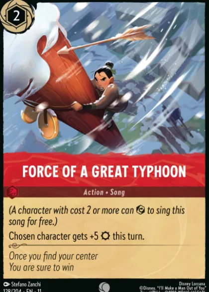 Force of a Great Typhoon (foil) - Winterspell