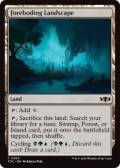 Foreboding Landscape - Tarkir: Dragonstorm Commander
