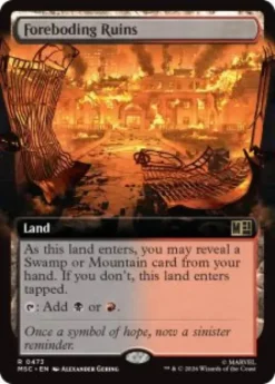 Foreboding Ruins (extended art) - Marvel Super Heroes Commander Varianten