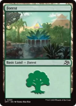 Forest (#290) (foil) - Aetherdrift