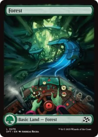 Forest (#276) (foil) (full art) - Aetherdrift