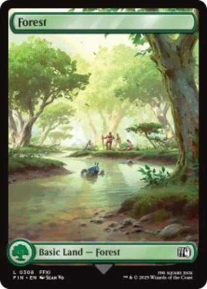 Forest (#308) (foil) (full art) - Final Fantasy