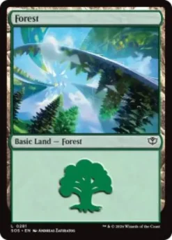 Forest (#281) (foil) - Secrets of Strixhaven