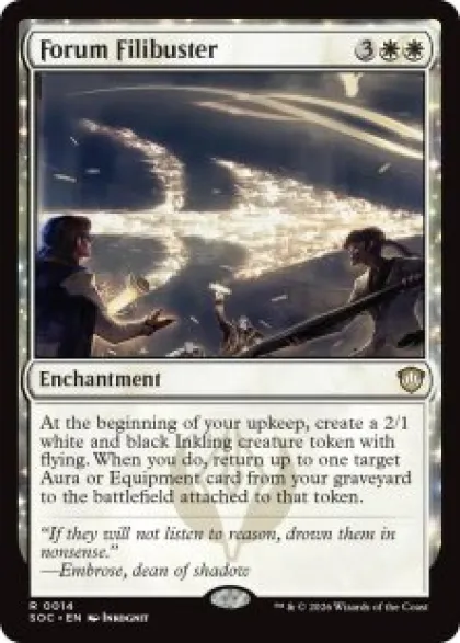 Forum Filibuster - Secrets of Strixhaven Commander