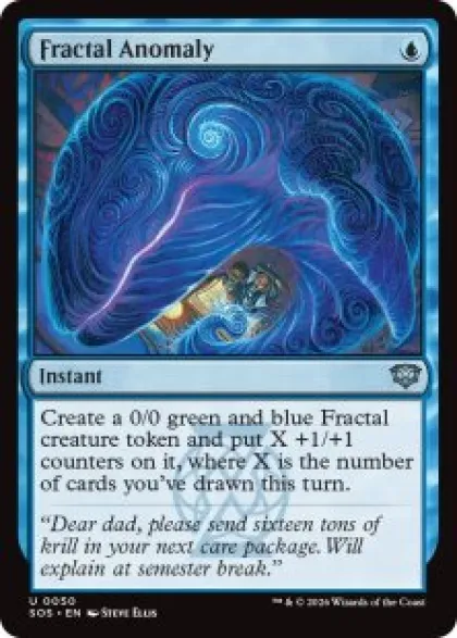 Fractal Anomaly (foil) - Secrets of Strixhaven