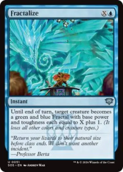 Fractalize (foil) - Secrets of Strixhaven