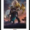 Framed Poster: Ajani, Strength of the Pride