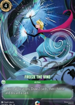 Freeze the Vine (foil) (borderless) - Winterspell