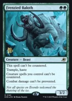 Frenzied Baloth (foil) - Edge of Eternities prerelease Promo's