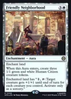 Friendly Neighborhood (foil) - Marvel's Spider-Man Prerelease Promo's