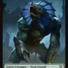 Frog Lizard Token (foil) (3/3) - Secrets of Strixhaven Commander