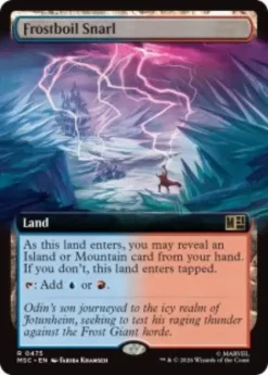 Frostboil Snarl (extended art) - Marvel Super Heroes Commander Varianten