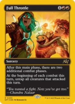Full Throttle (#460) (first-place foil) - Aetherdrift First-Place Box Toppers