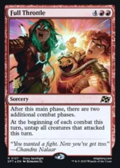 Full Throttle (foil) - Aetherdrift Prerelease Promo's
