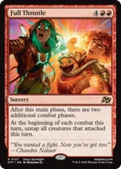 Full Throttle (foil) - Aetherdrift