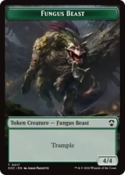 Fungus Beast Token (foil) (4/4) - Secrets of Strixhaven Commander