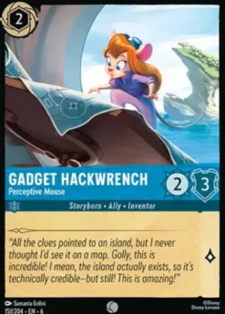 Gadget Hackwrench, Perceptive Mouse (foil) - Azurite Sea