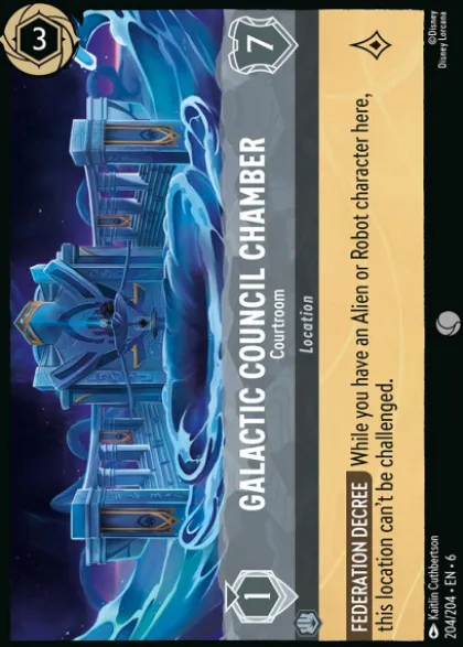 Galactic Council Chamber, Courtroom - Azurite Sea