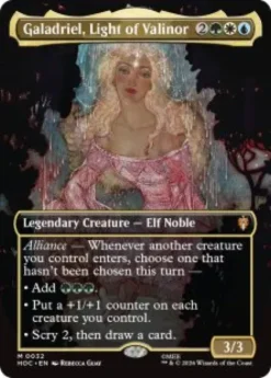 Galadriel, Light of Valinor (#32) (borderless) - The Hobbit Eternal