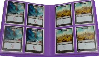 Gamegenic Casual Album 8-Pocket Purple