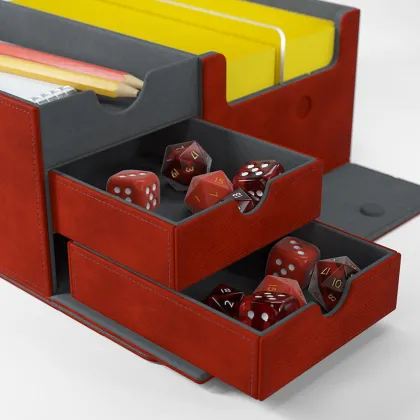 Gamegenic Deckbox Games' Lair 600+ Red