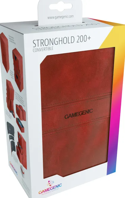 Gamegenic Deckbox Stronghold 200+ Convertible Red