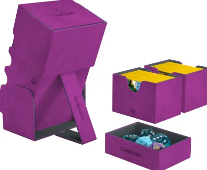 Gamegenic Deckbox Stronghold 200+ Convertible Purple
