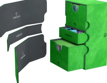 Gamegenic Deckbox Stronghold 200+ Convertible Green