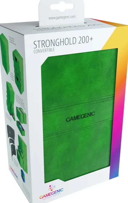 Gamegenic Deckbox Stronghold 200+ Convertible Green