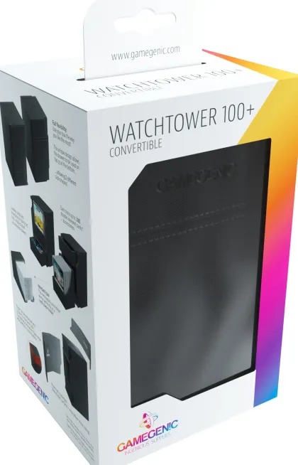 Gamegenic Deckbox Watchtower 100+ Convertible Black