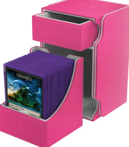 Gamegenic Deckbox Watchtower 100+ Convertible Pink