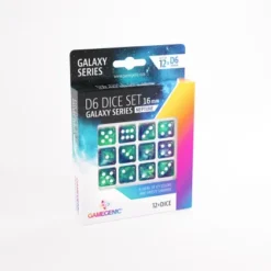 Gamegenic - Galaxy Series D6 Dice Set: Neptune (12 stuks)
