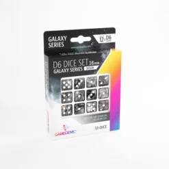 Gamegenic - Galaxy Series D6 Dice Set: Moon (12 stuks)