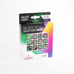 Gamegenic - Galaxy Series D6 Dice Set: Aurora (12 stuks)
